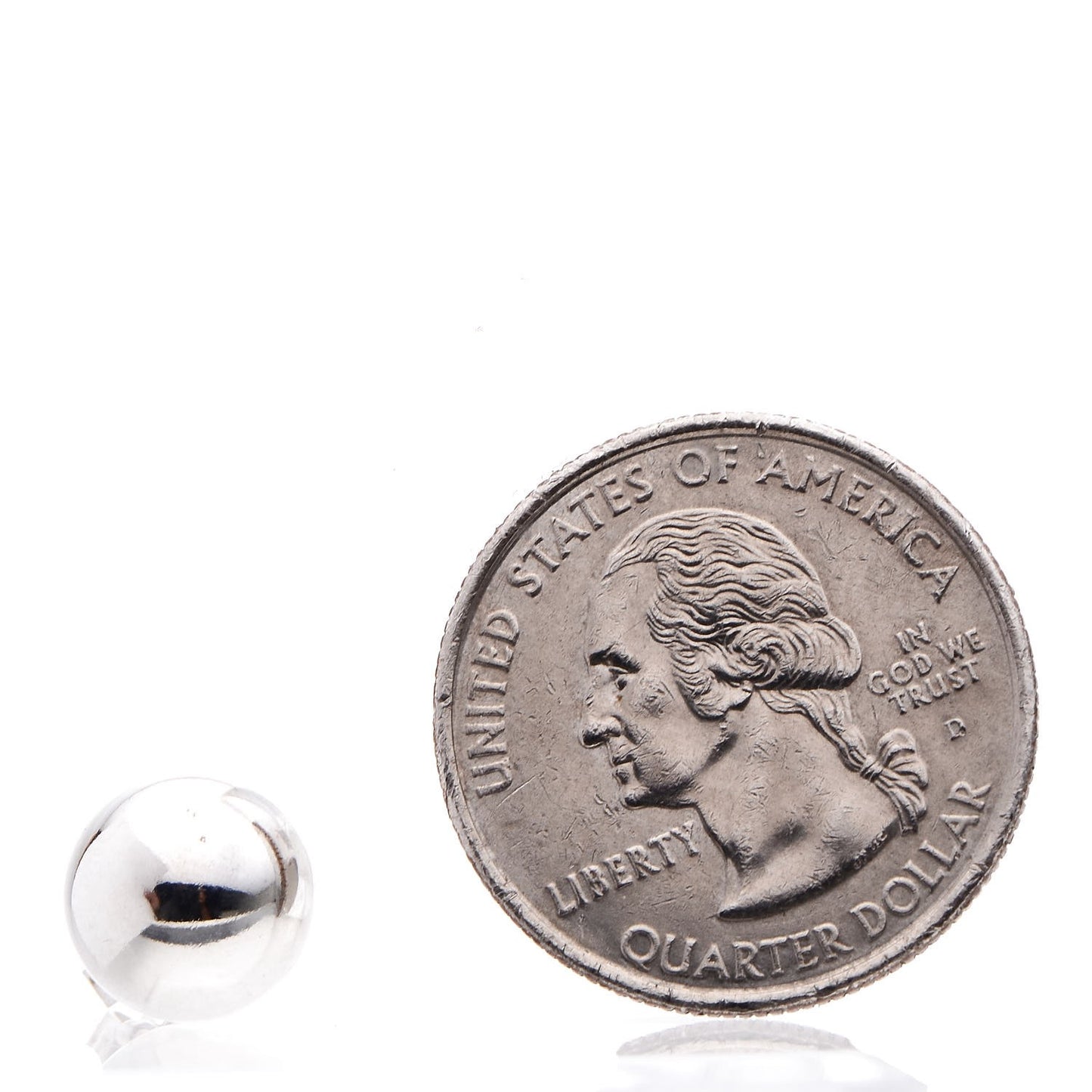 Sterling Silver 10mm HardWear Ball Earrings