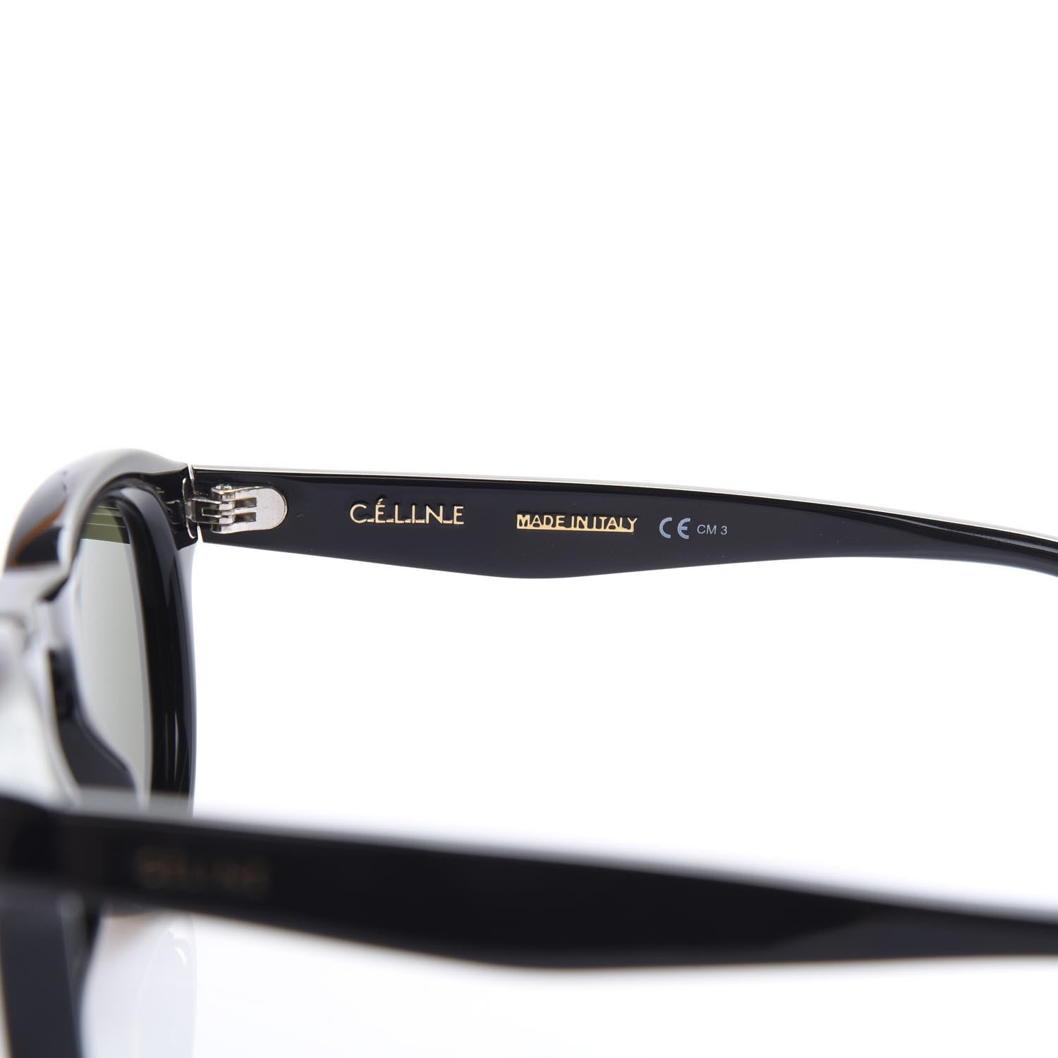 Celine Acetate Bevel Cat Sunglasses CL41372/S Black 6 of 7