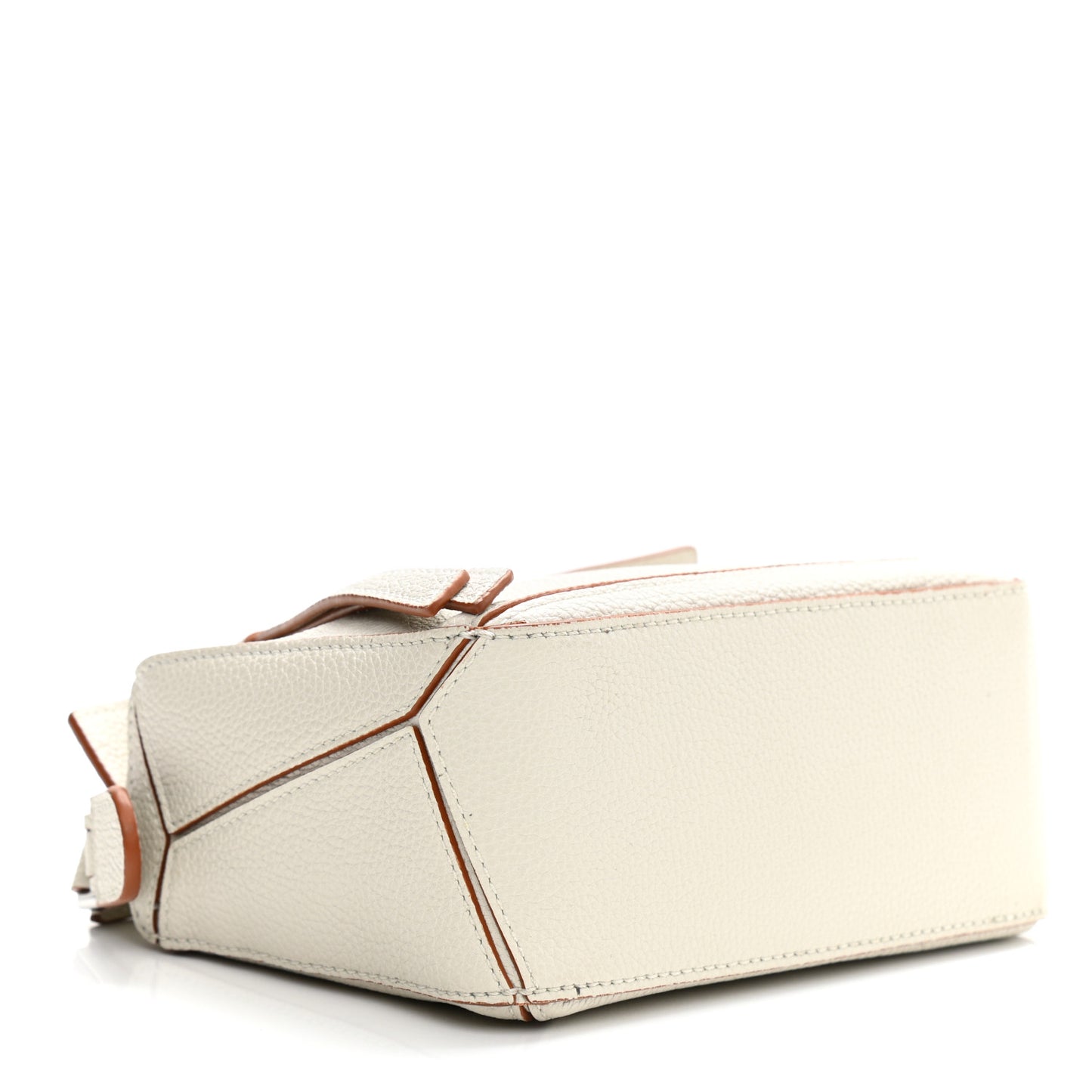 Calfskin Mini Puzzle Bag Soft White