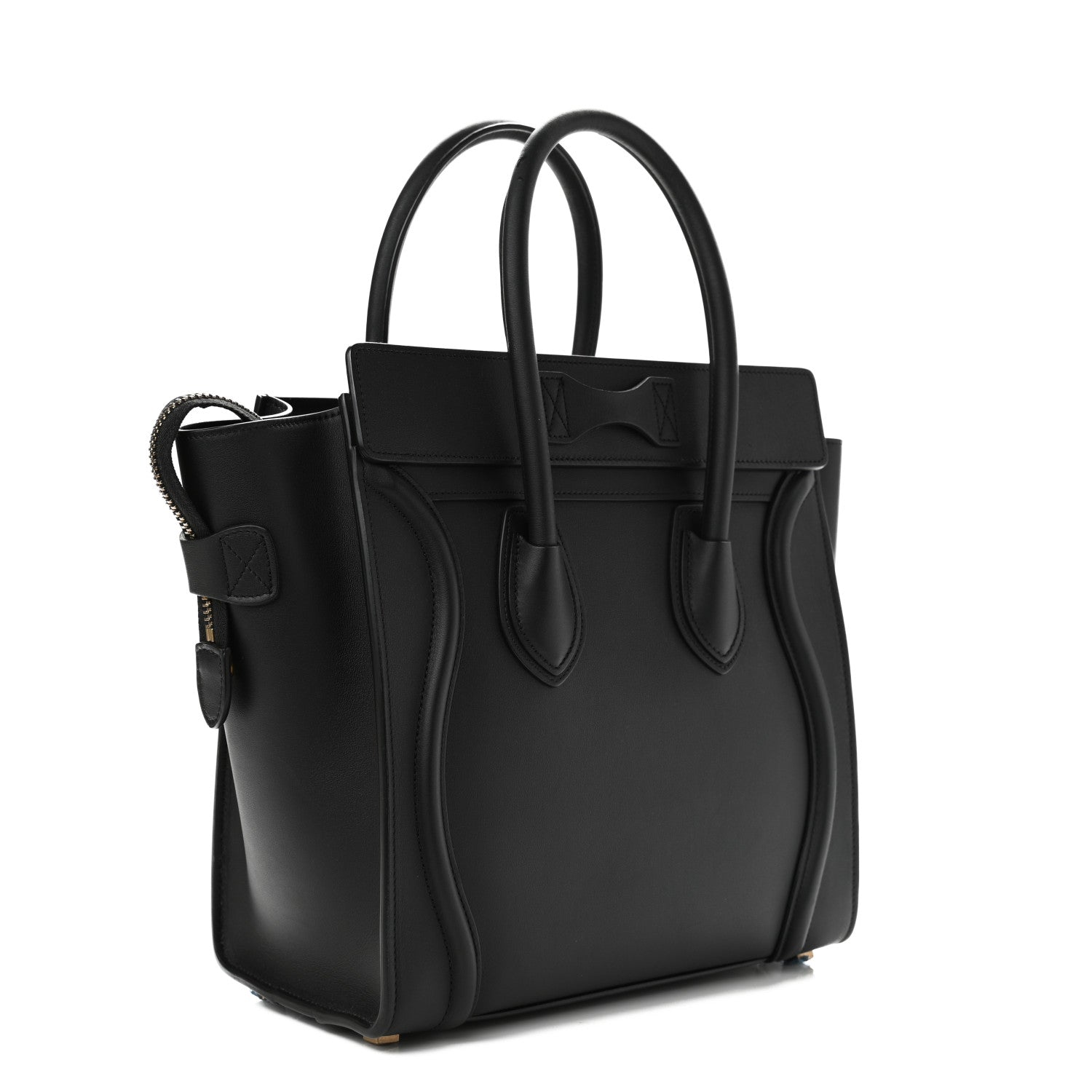 Celine Smooth Calfskin Micro Luggage Black 3 of 12