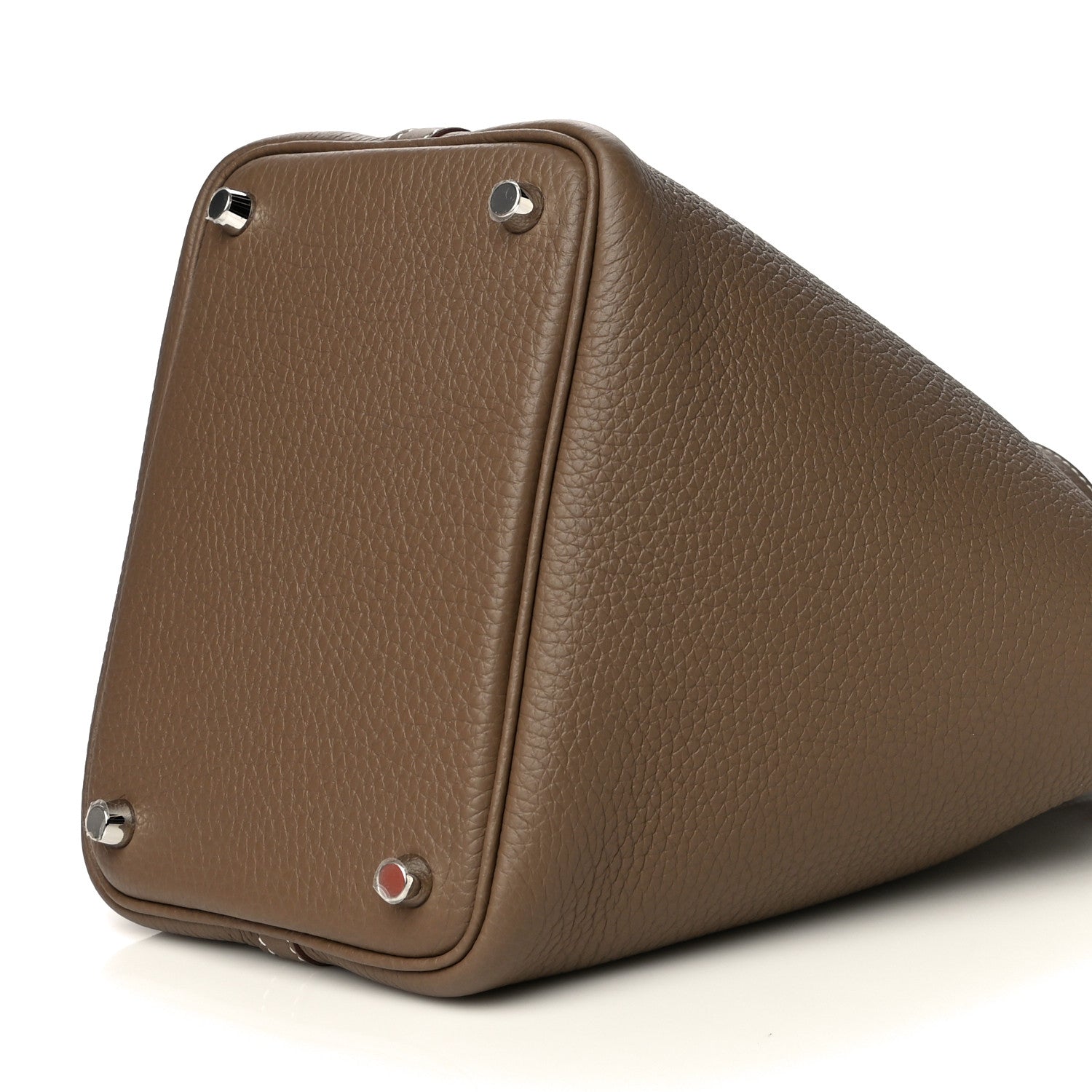 Hermes Taurillon Clemence Picotin Lock 18 PM Etoupe 9 of 10