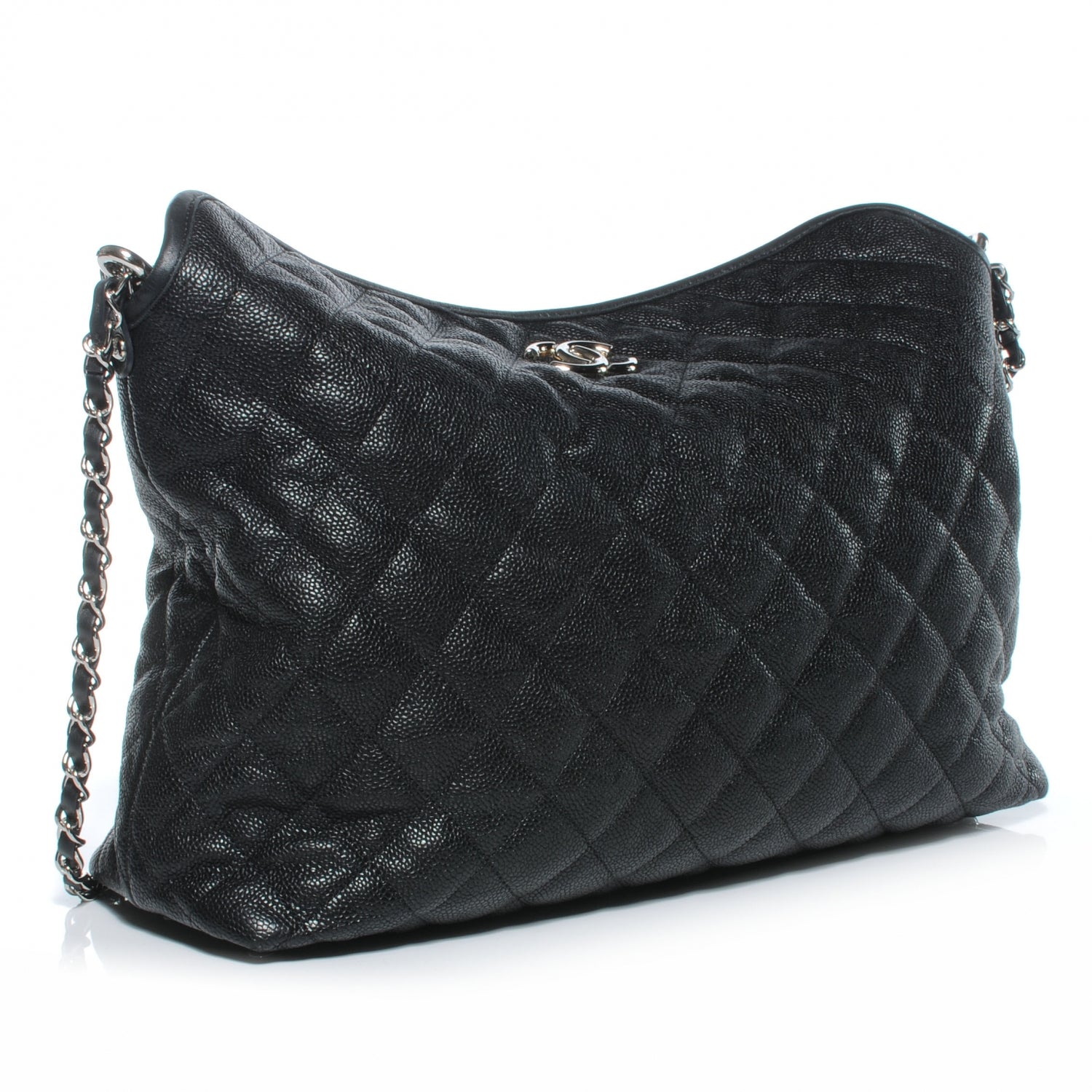 Chanel Caviar French Riviera Hobo Black 3 of 7