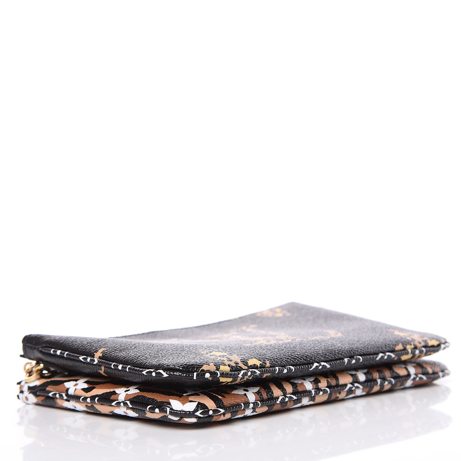 Louis Vuitton Monogram Giant Jungle Pochette Double Zip Black 4 of 10