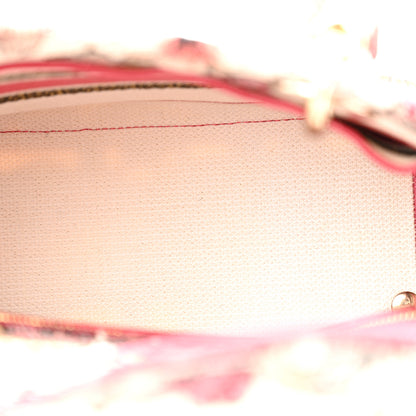 Christian Dior Canvas Embroidered Butterfly Print Medium Lady D-Lite  Multicolor 5 of 12