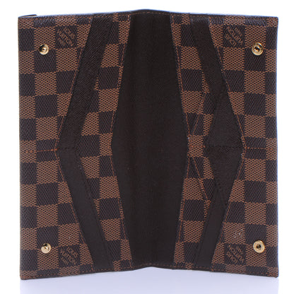 Louis Vuitton Damier Ebene Long Origami Wallet 7 of 7