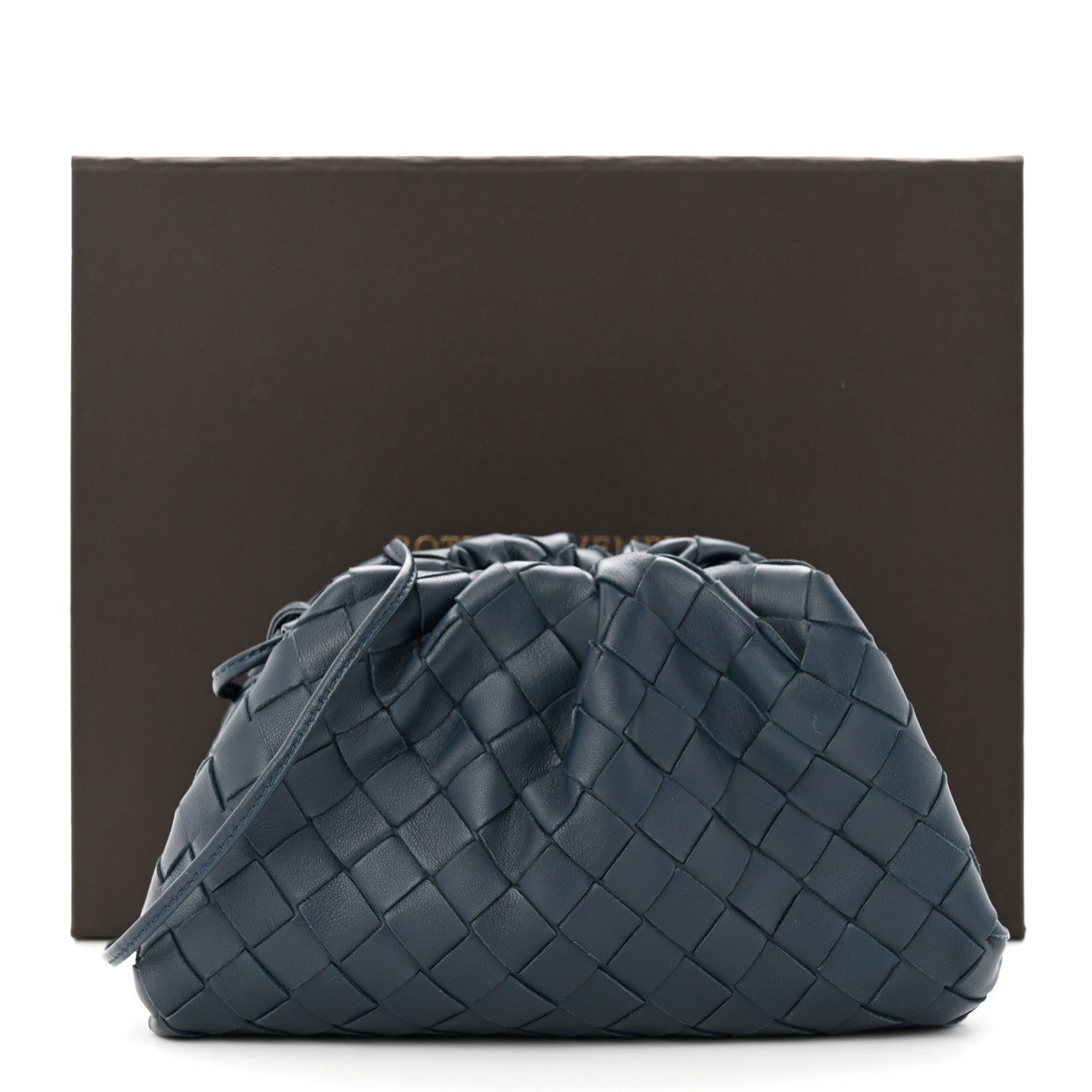 Bottega Veneta Nappa Intrecciato The Mini Pouch Thunder 11 of 11