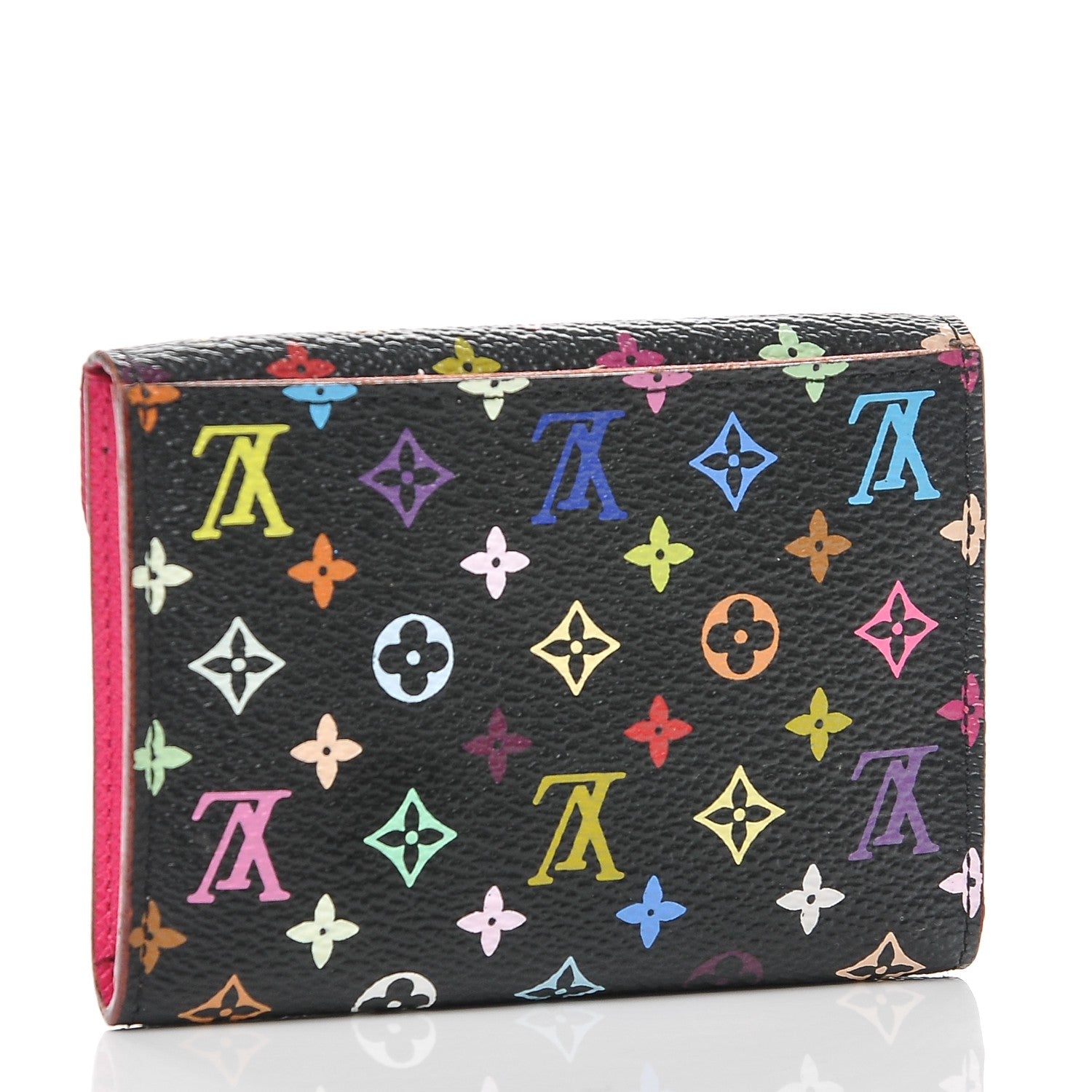 Louis Vuitton Monogram Multicolor Business Card Holder Black 3 of 6