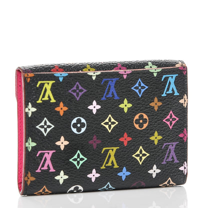 Louis Vuitton Monogram Multicolor Business Card Holder Black 3 of 6