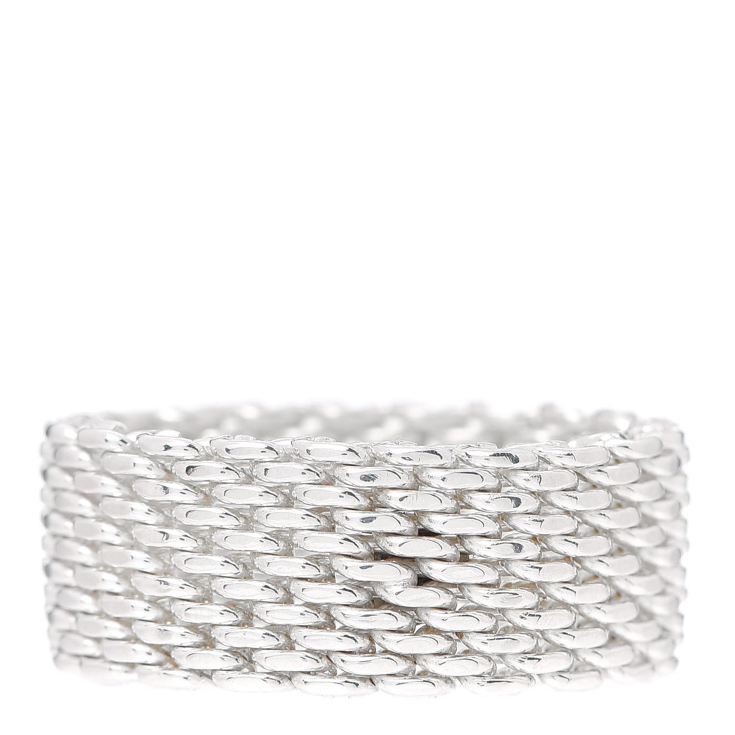 Sterling Silver Somerset Mesh Ring 58 8.5