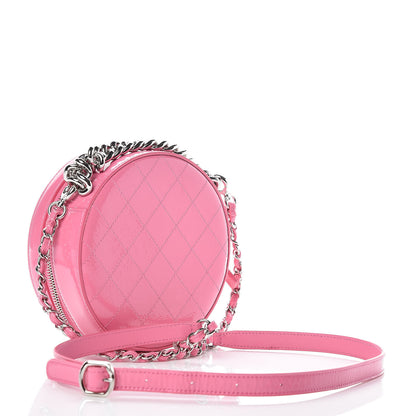 Chanel Patent Round As Earth Evening Bag Pink 3 of 10