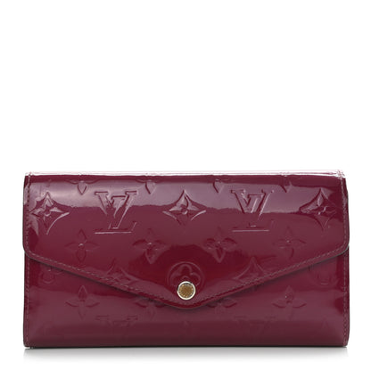Louis Vuitton Vernis Sarah Wallet NM Magenta 1 of 6