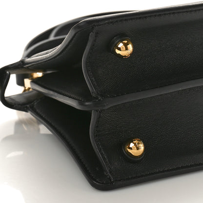 Fendi Shiny Nappa Petite Peekaboo I SEE U Satchel Black 9 of 11