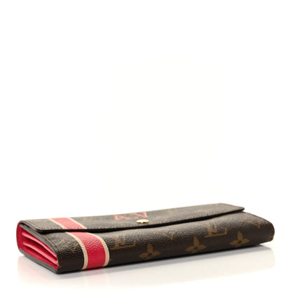 Louis Vuitton Monogram My LV Heritage Sarah Wallet Fuchsia White 4 of 9