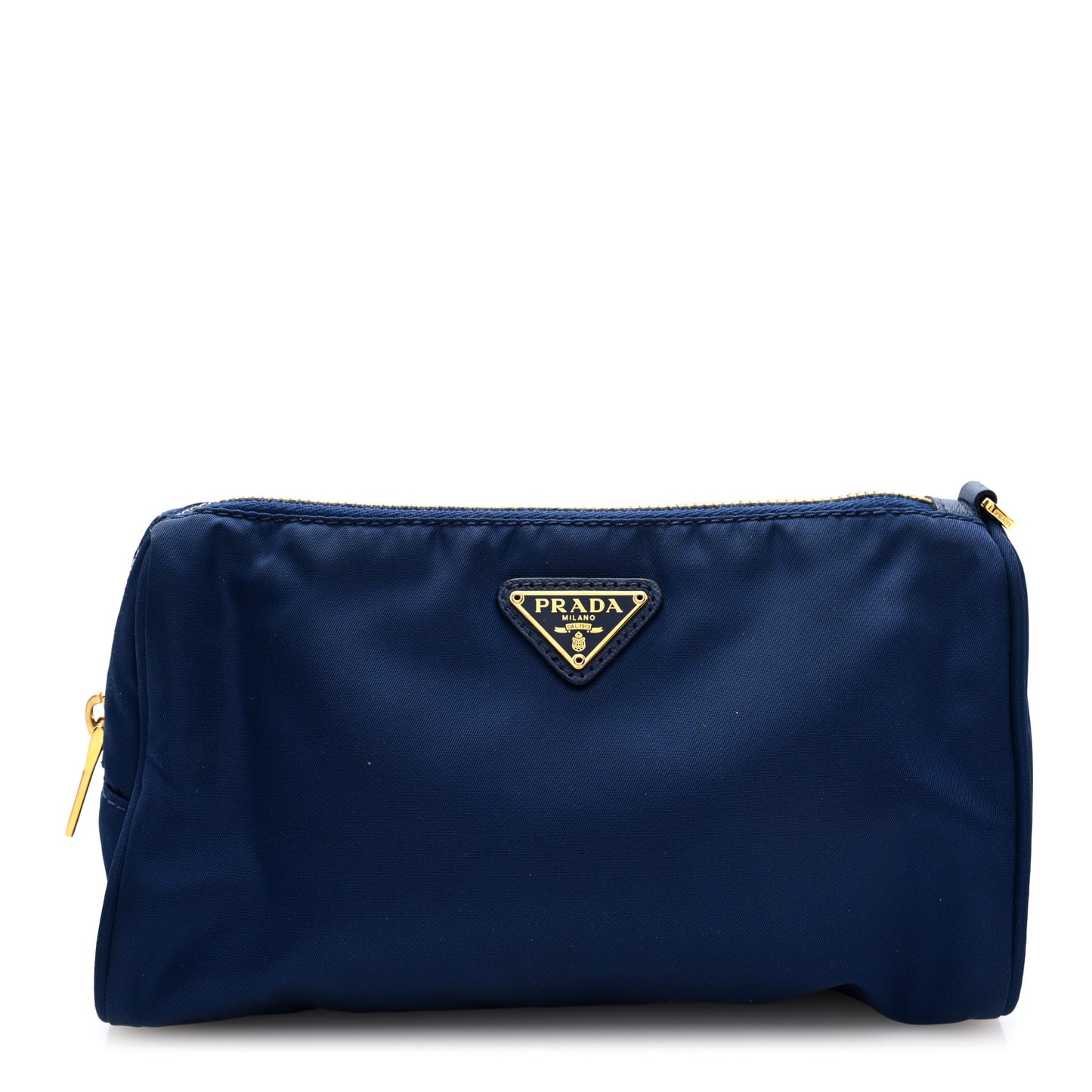 Tessuto Nylon Wristlet Pouch Blue