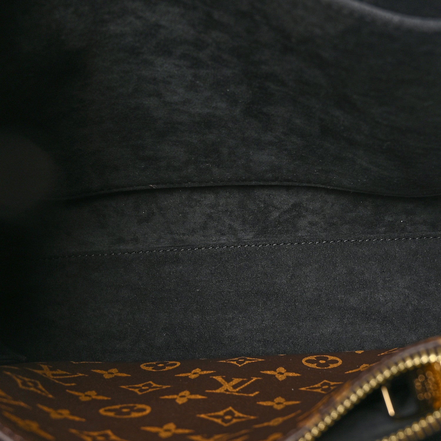 Louis Vuitton Monogram Flower Tote Black 5 of 11