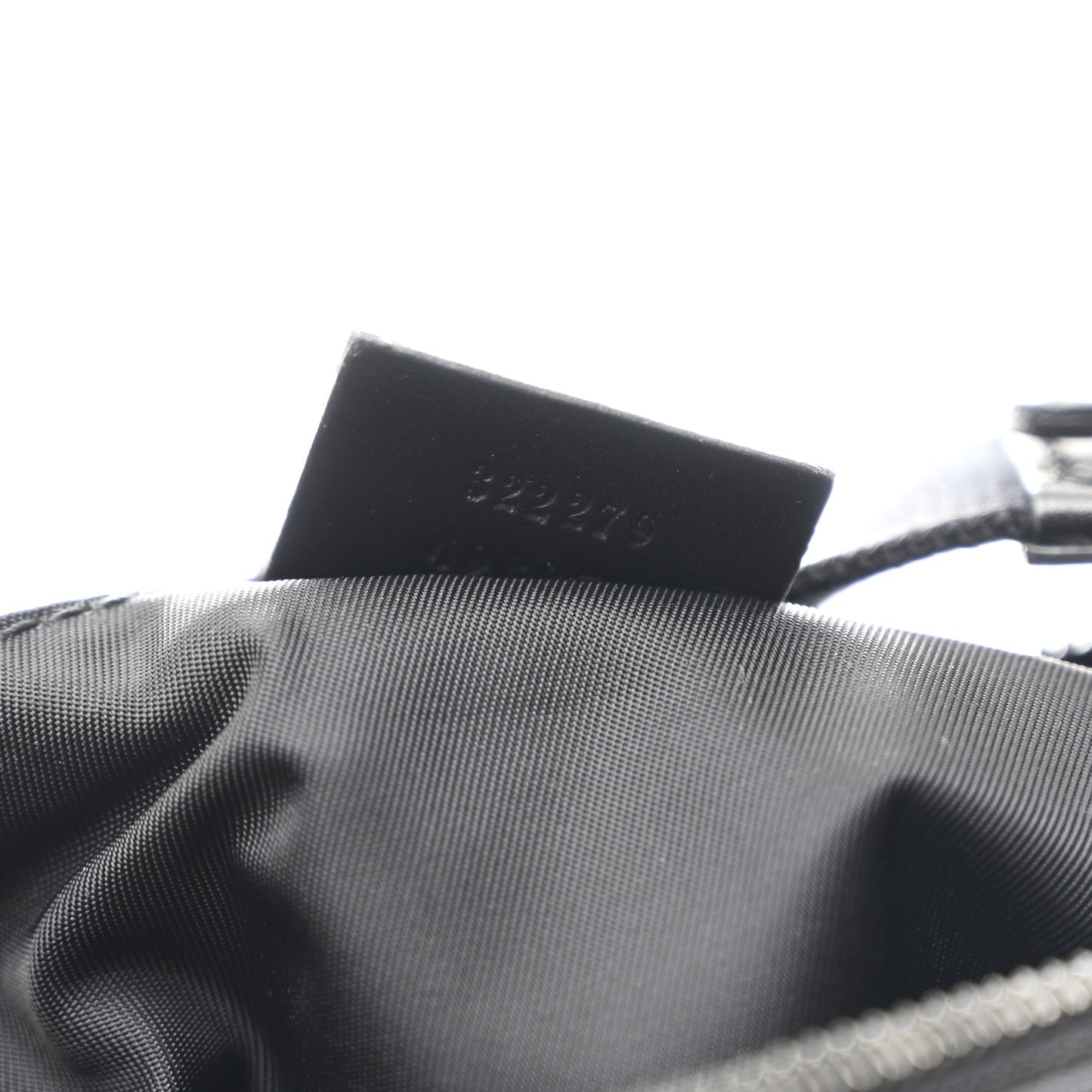 GG Supreme Monogram Crossbody Messenger Bag Black Grey