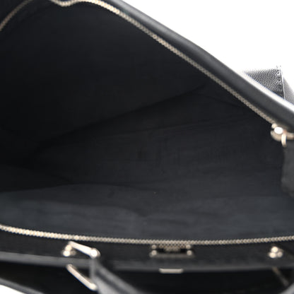 Fendi Cuoio Romano Selleria Monster Eyes Inlay Mens Large Peekaboo Iconic Essential Satchel Black Sunflower 6 of 11