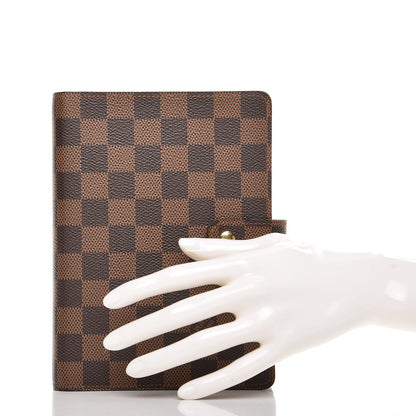 Louis Vuitton Damier Ebene Medium Ring Agenda Cover 2 of 7