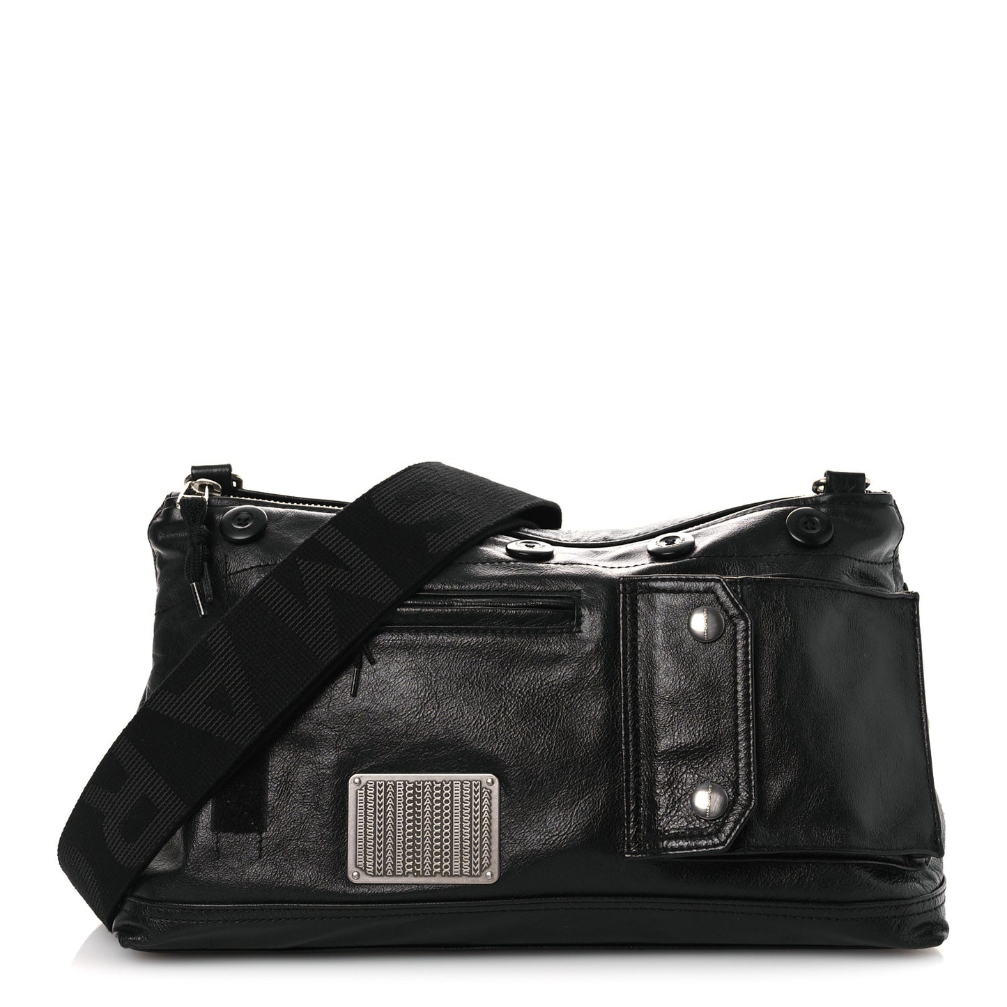Goatskin The Large Cargo Bag Black