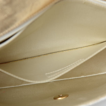 Chanel Metallic Nylon Medium Travel Flap Light Gold 13 of 19