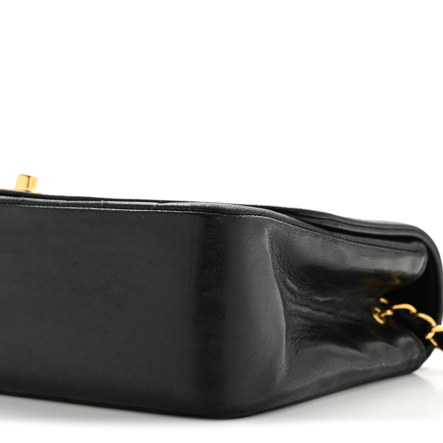 Chanel Lambskin Quilted Medium Single Flap Black 11 of 14