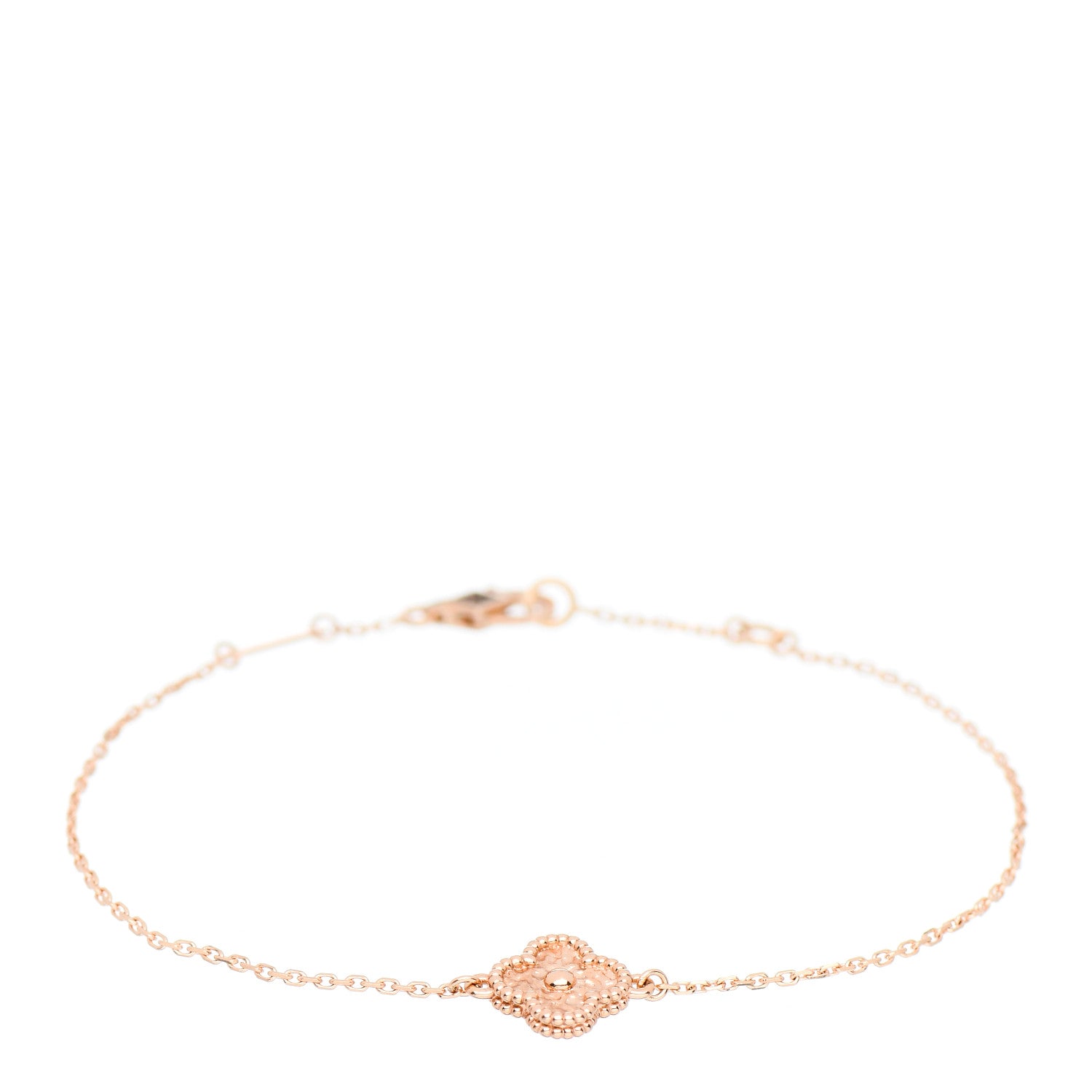 Van Cleef & Arpels 18K Rose Gold Sweet Alhambra Bracelet 1 of 4