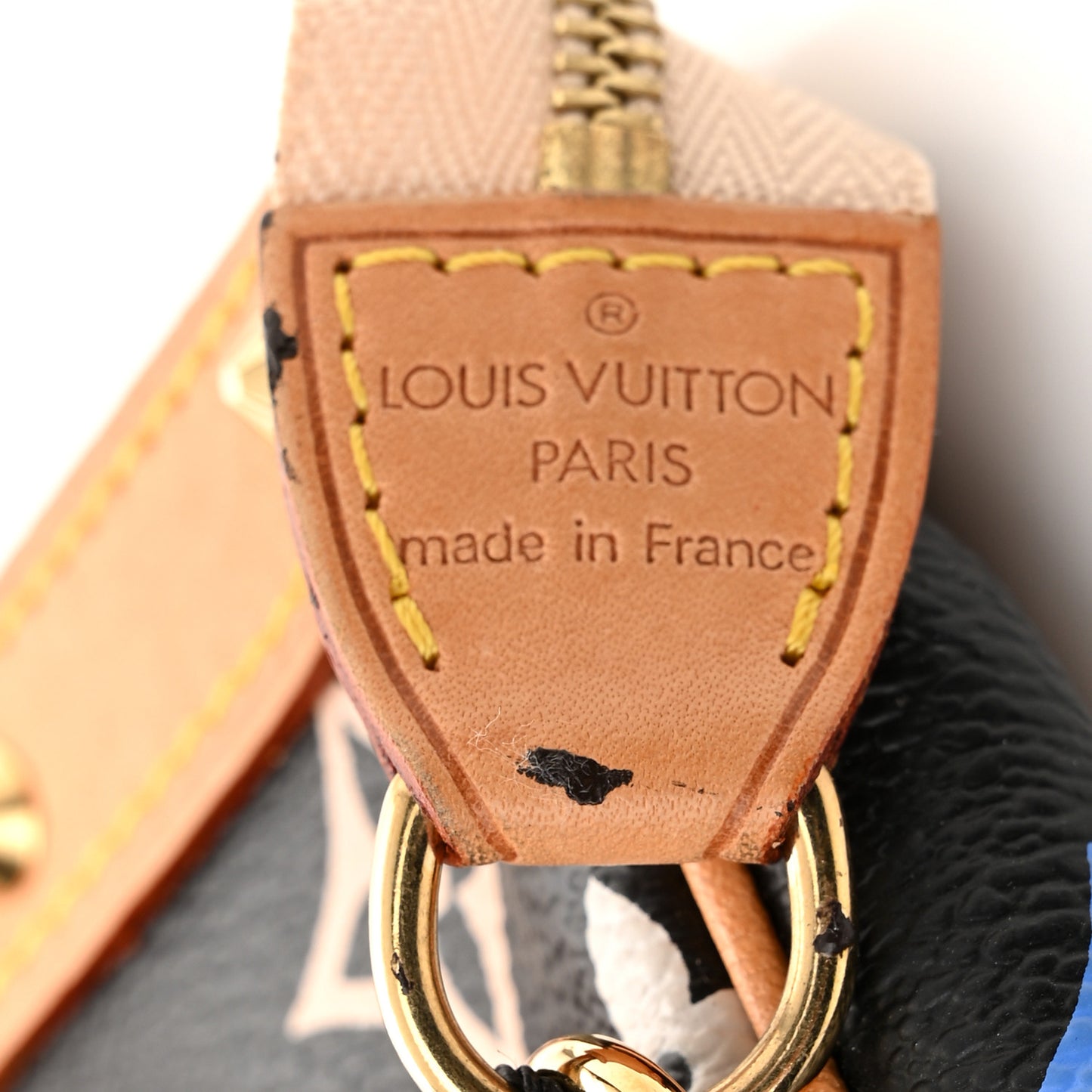 Monogram Multicolor Pochette Accessories Black