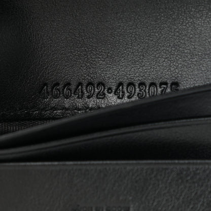 Gucci Calfskin Matelasse GG Marmont Card Case Wallet Black 8 of 8