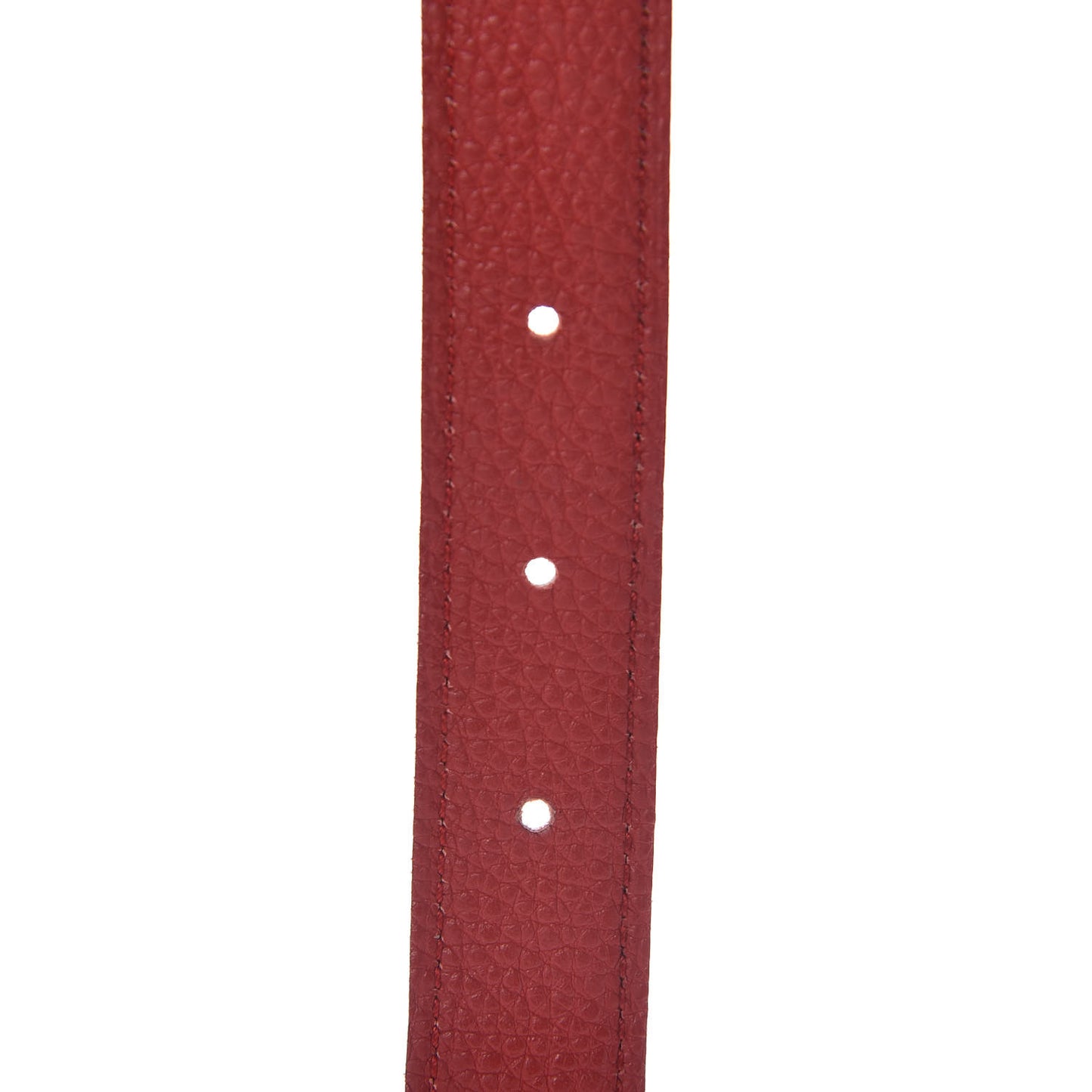 Box Togo 24mm Mini Constance H Belt Black Rouge Garance