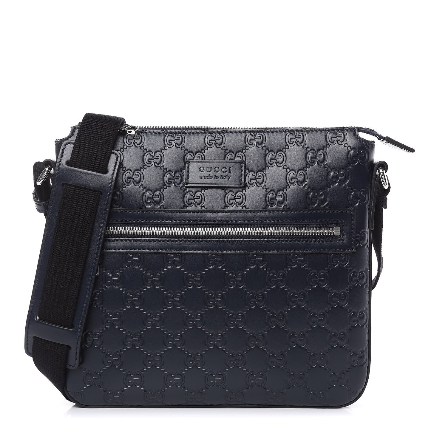 Guccissima Signature Small Messenger Bag Blue