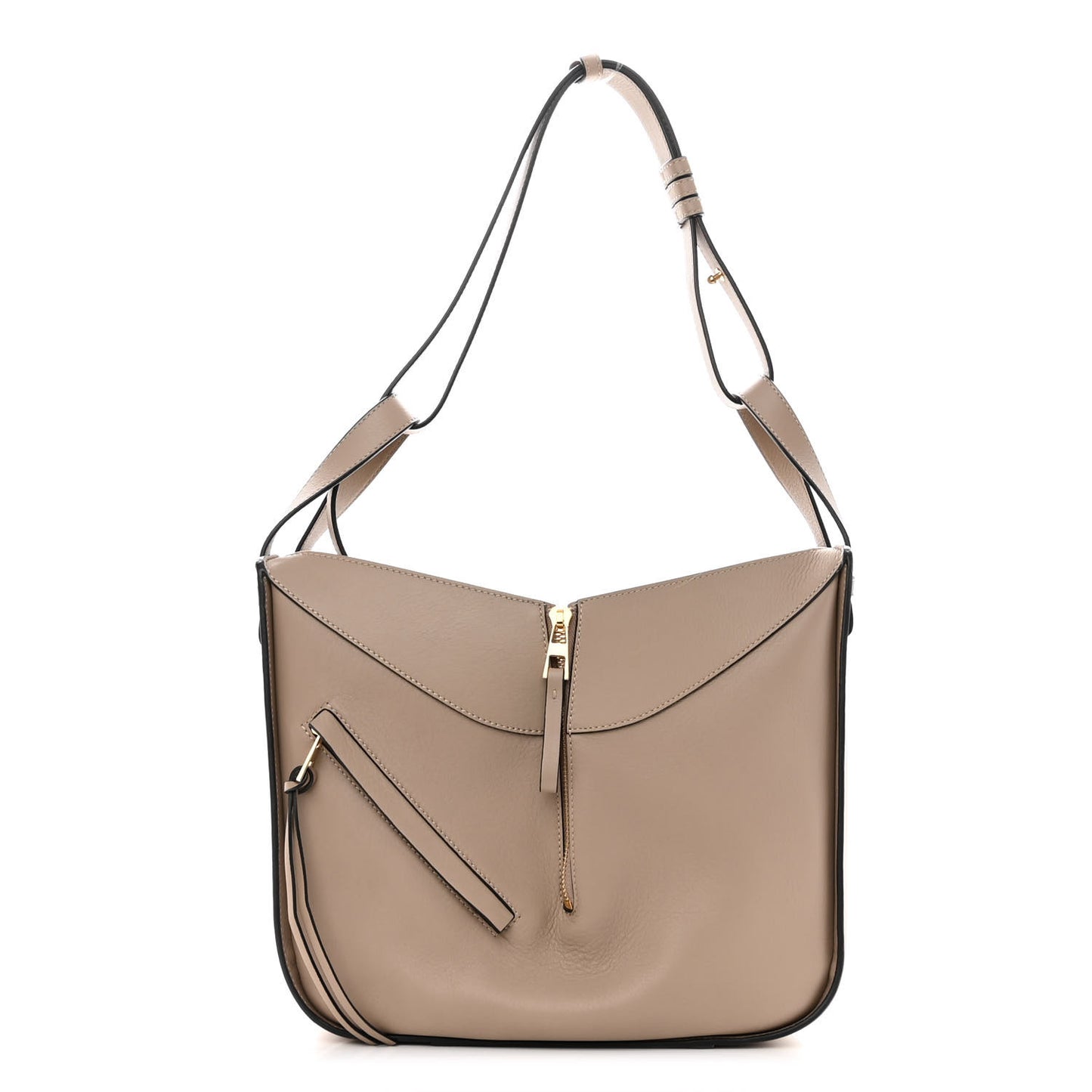 Calfskin Small Hammock Shoulder Bag Sand