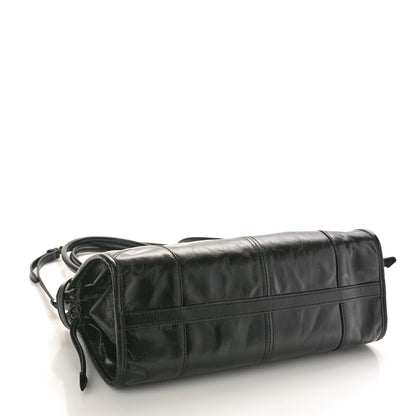 Prada Shiny Nappa Medium Shoulder Bag Black 4 of 9