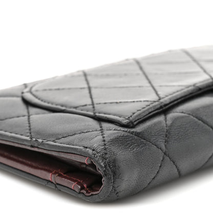Chanel Lambskin Quilted Yen Wallet Black 14 of 14