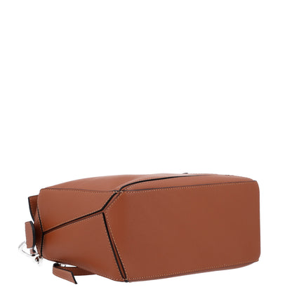 Loewe Calfskin Small Puzzle Bag Tan 4 of 10