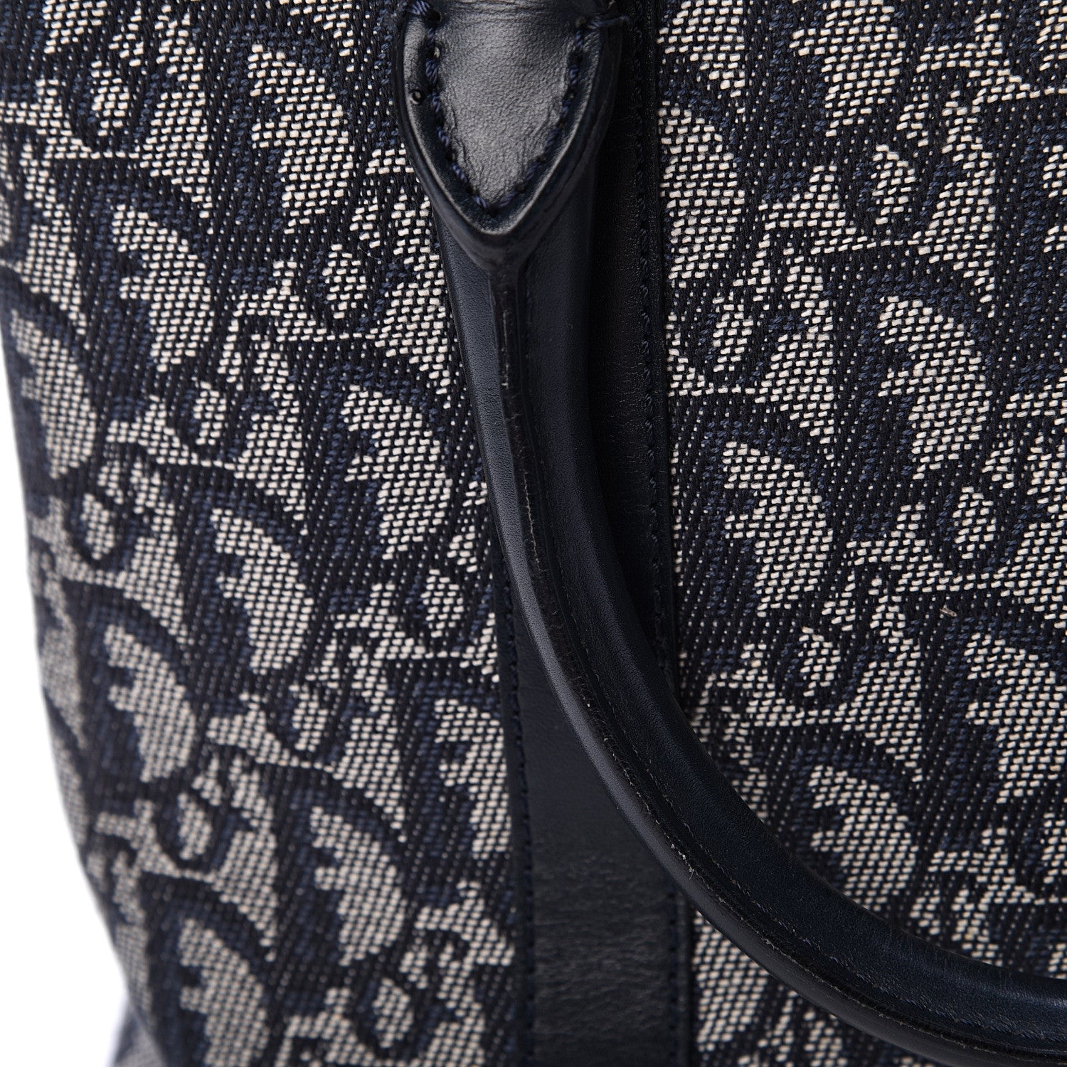Christian Dior Monogram Tote Blue 12 of 13