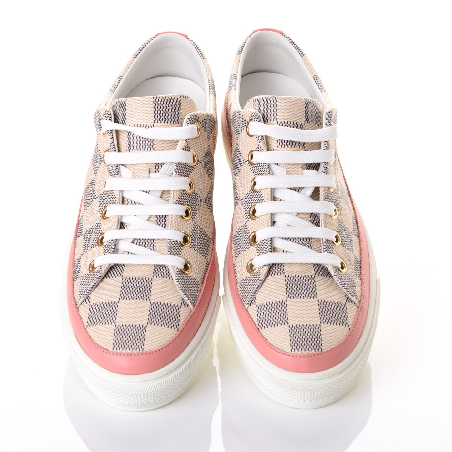 Damier Azur Stellar Sneakers 37 Rose Ballerine