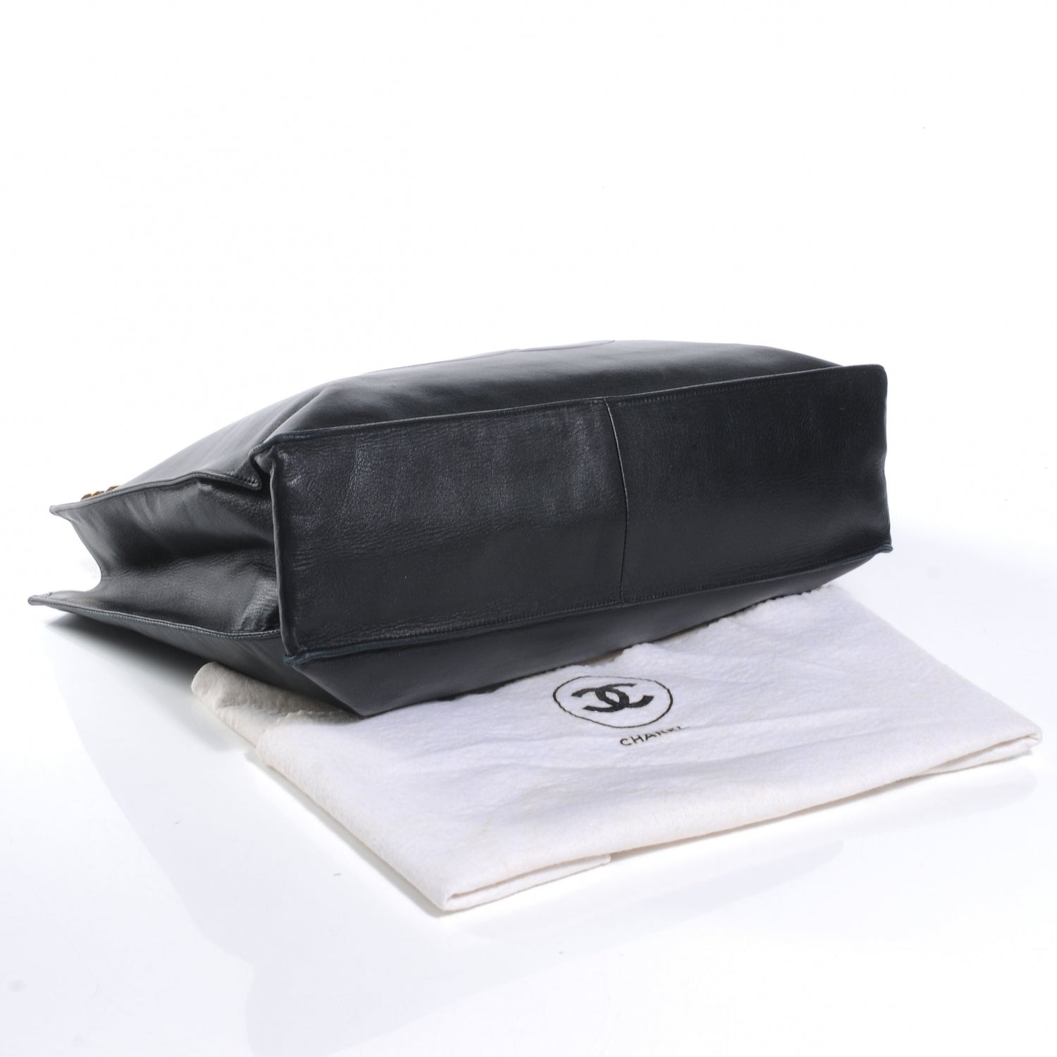 Chanel Lambskin Jumbo Shoulder Bag Black 4 of 8