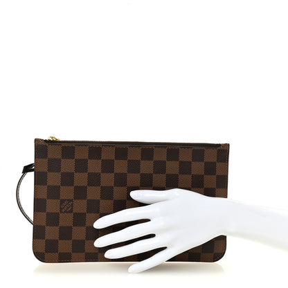 Louis Vuitton Damier Ebene Neverfull MM GM Pochette 2 of 7