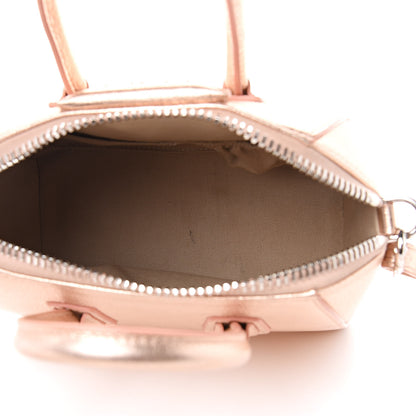 Givenchy Metallic Sugar Goatskin Mini Antigona Light Pink 5 of 21
