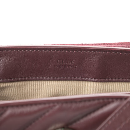 Chloe Calfskin Quilted Mini Faye Day Shoulder Bag Burnt Brown 6 of 12