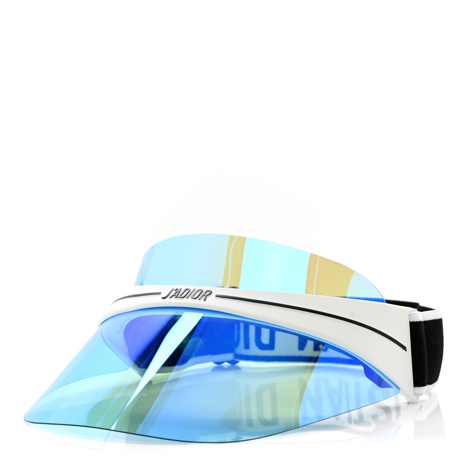 Christian Dior Mirrored DiorClub1 Sun Visor Blue 1 of 7