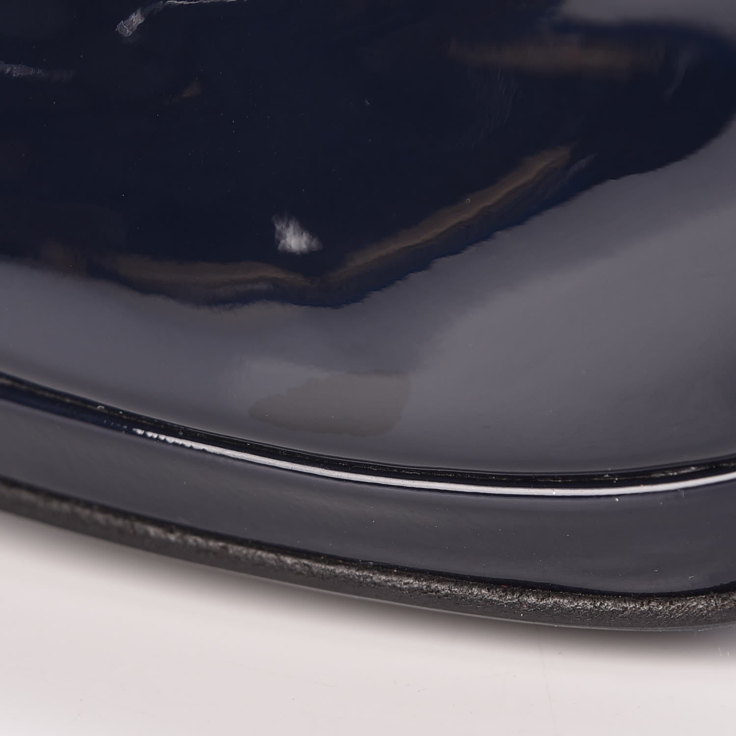 Gucci Patent Platform Pumps 38 Navy Blue 28 of 29