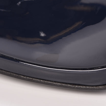 Gucci Patent Platform Pumps 38 Navy Blue 28 of 29