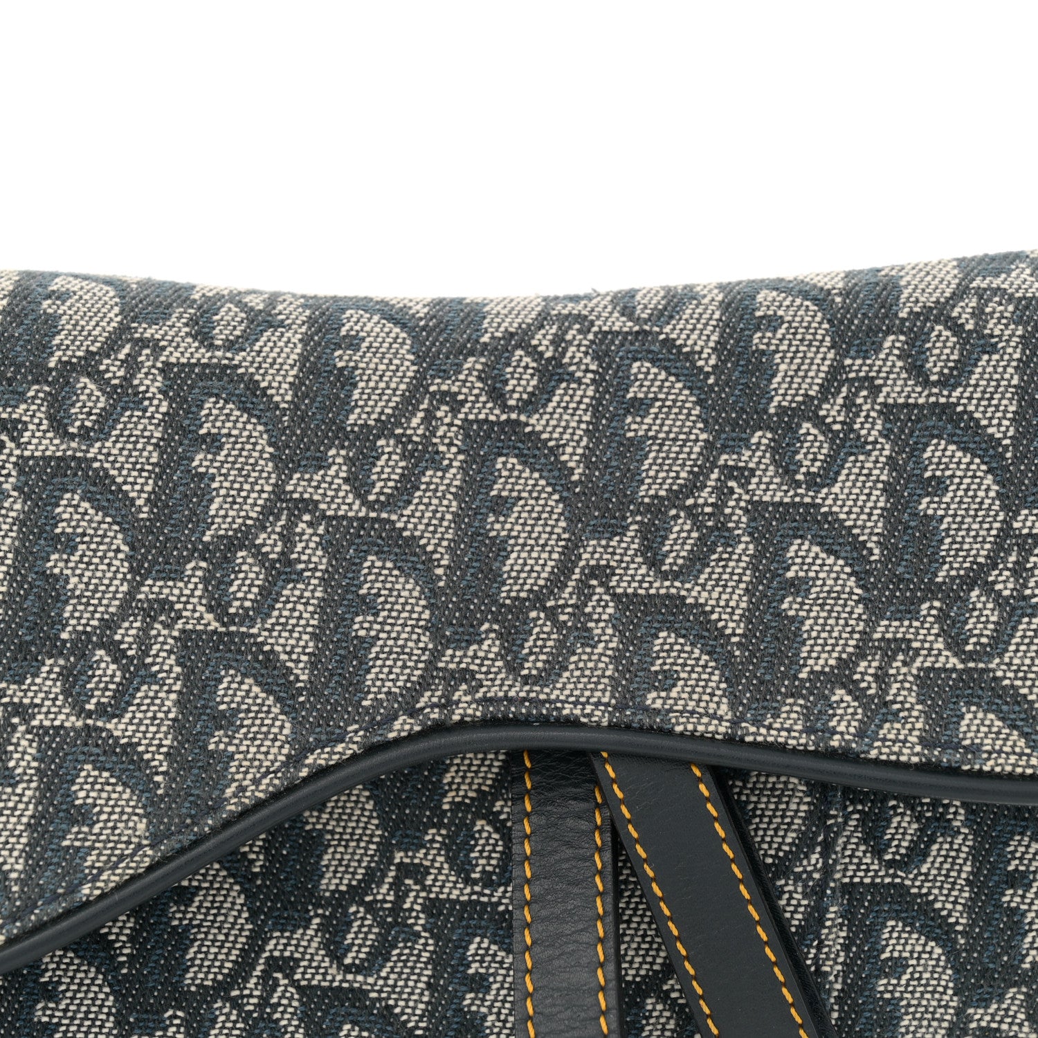 Christian Dior Monogram Saddle Bag Blue 8 of 13