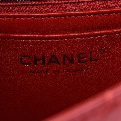 Chanel Aged Calfskin Quilted 2.55 Reissue Mini Flap Red 6 of 9