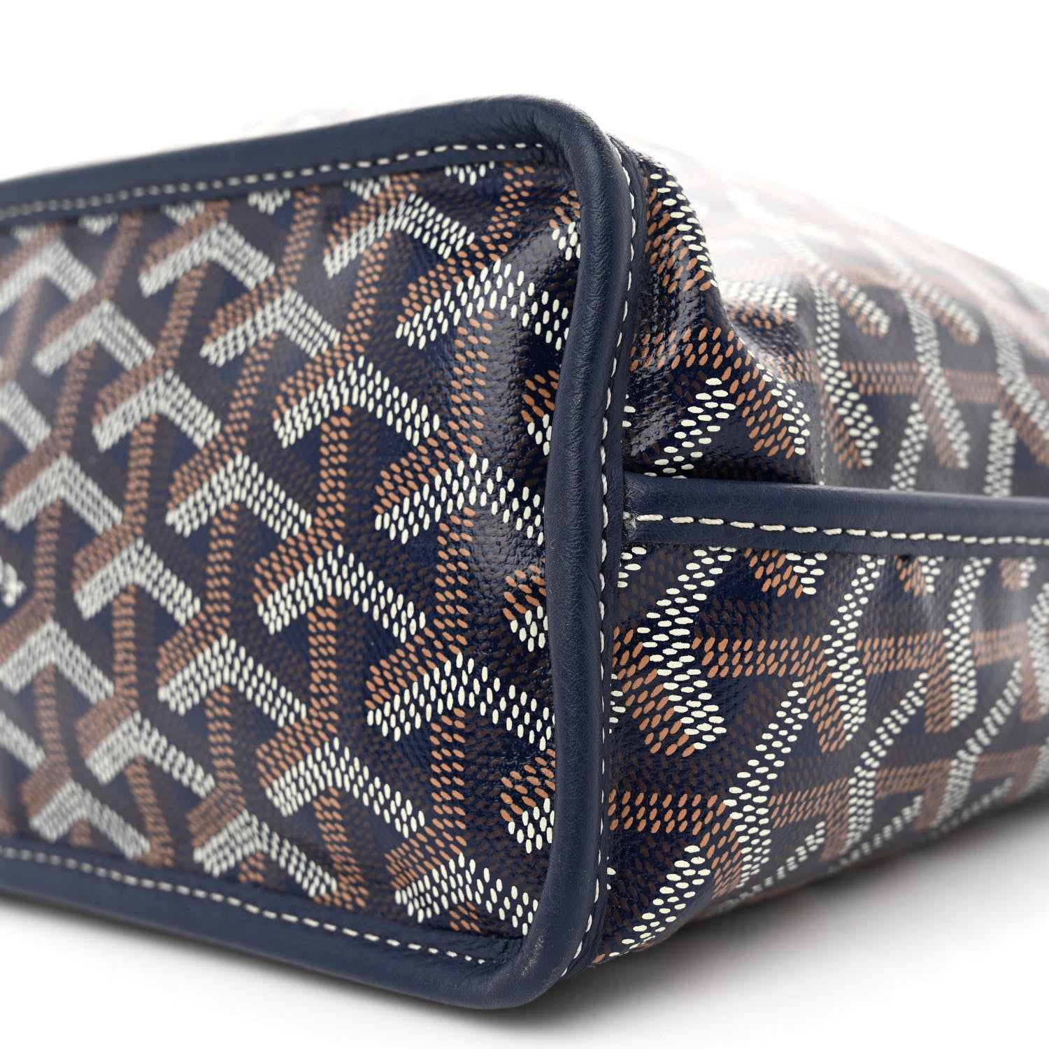 Goyard Goyardine Reversible Mini Anjou Navy 15 of 17