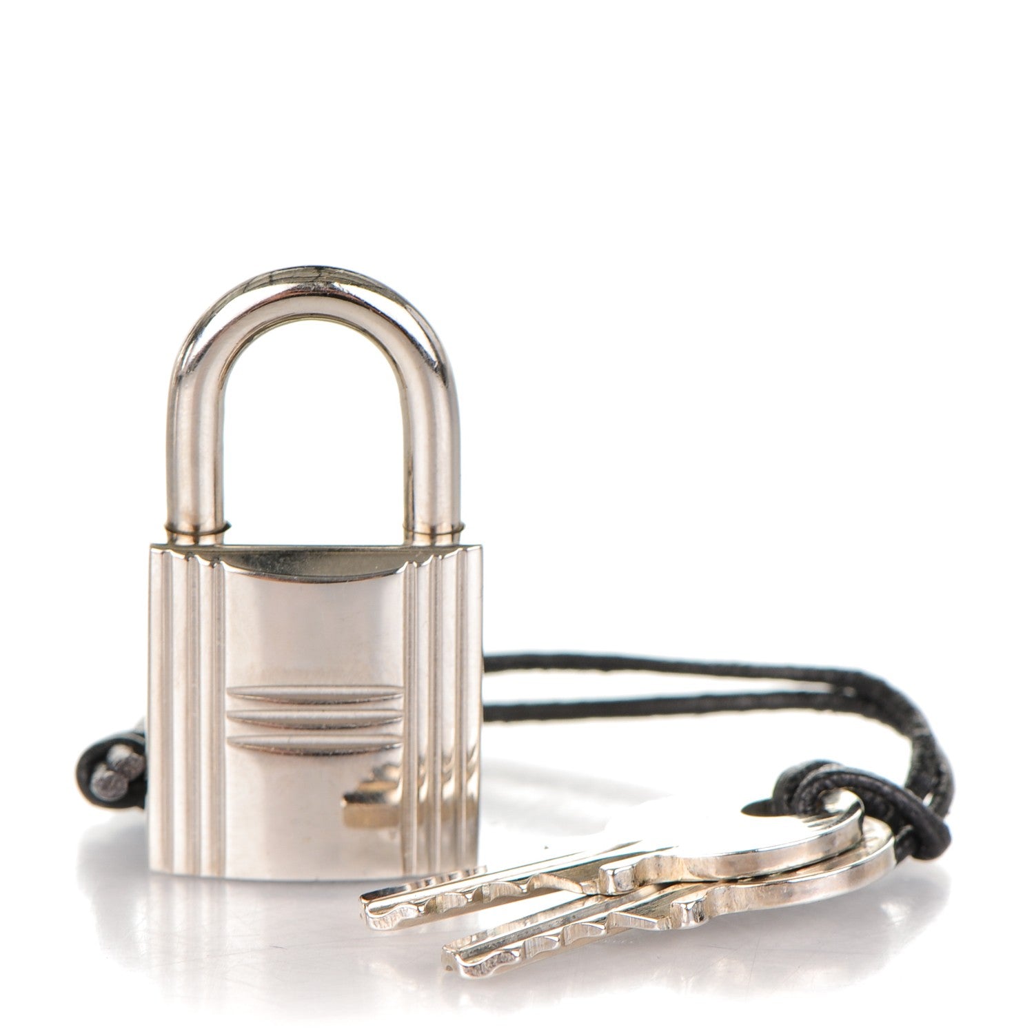 Hermes Palladium Cadena Lock and Key Set 1 of 4
