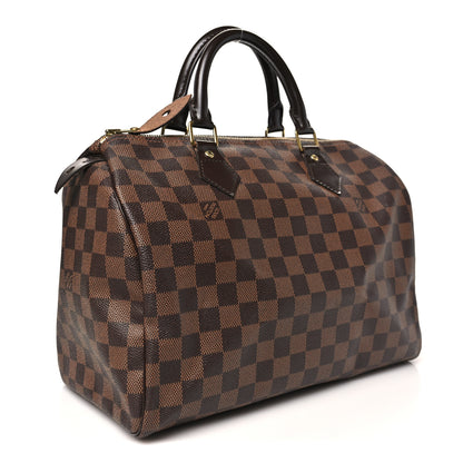 Louis Vuitton Damier Ebene Speedy 30 3 of 9