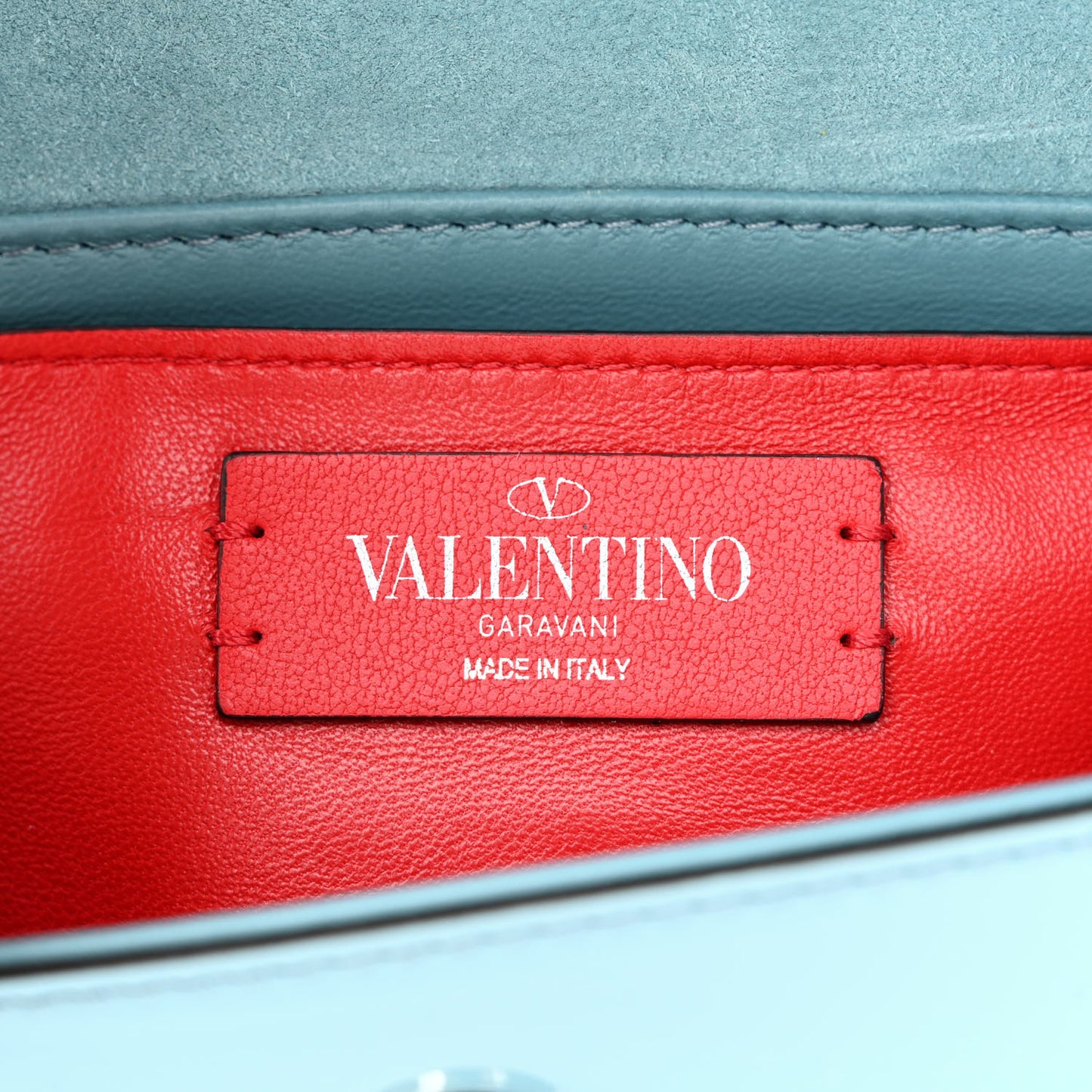 Patent Small Supervee Crossbody Bag Atlantique