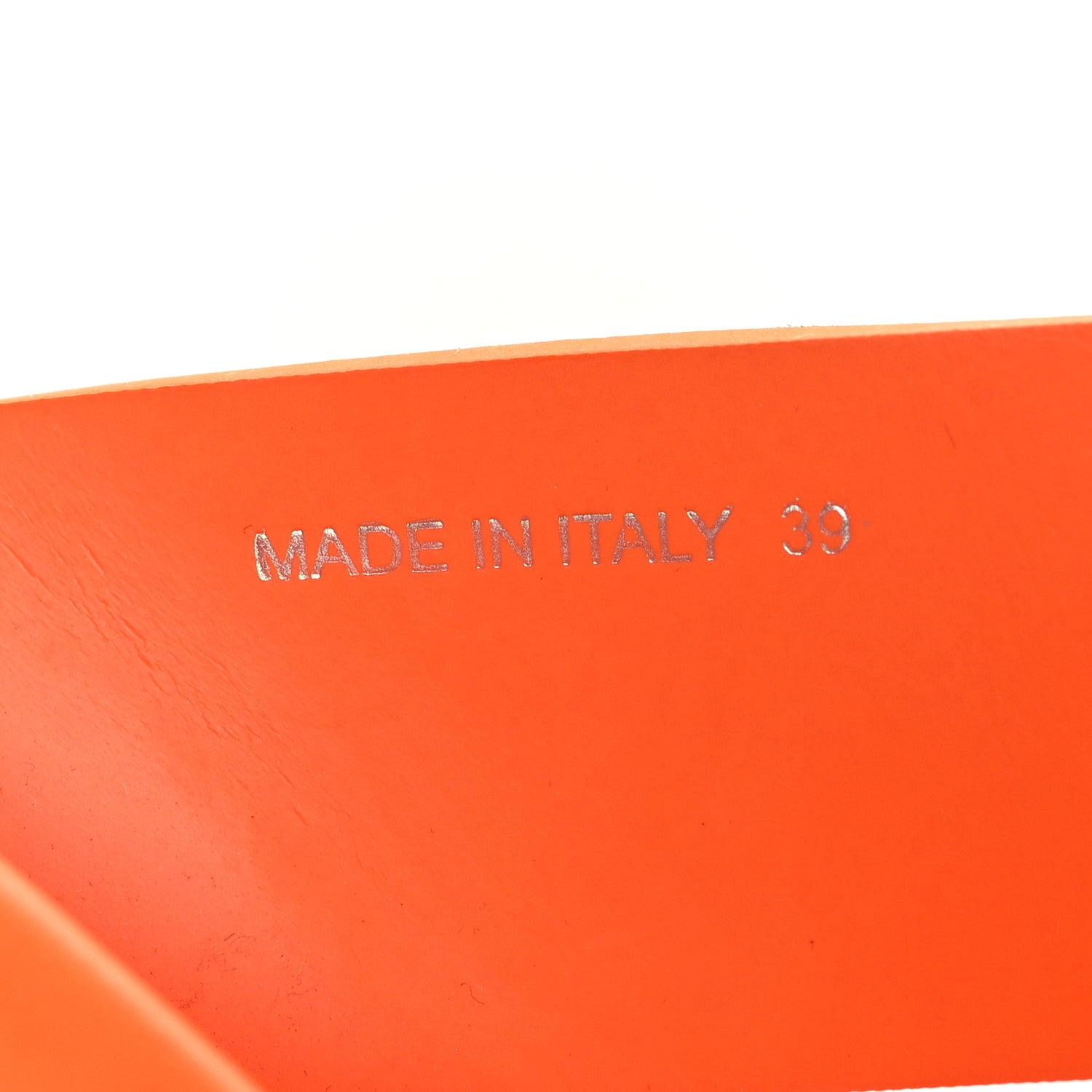 Prada EVA Rubber Buckled Lug Sole 20mm Thong Sandals 39 Papaya 8 of 12
